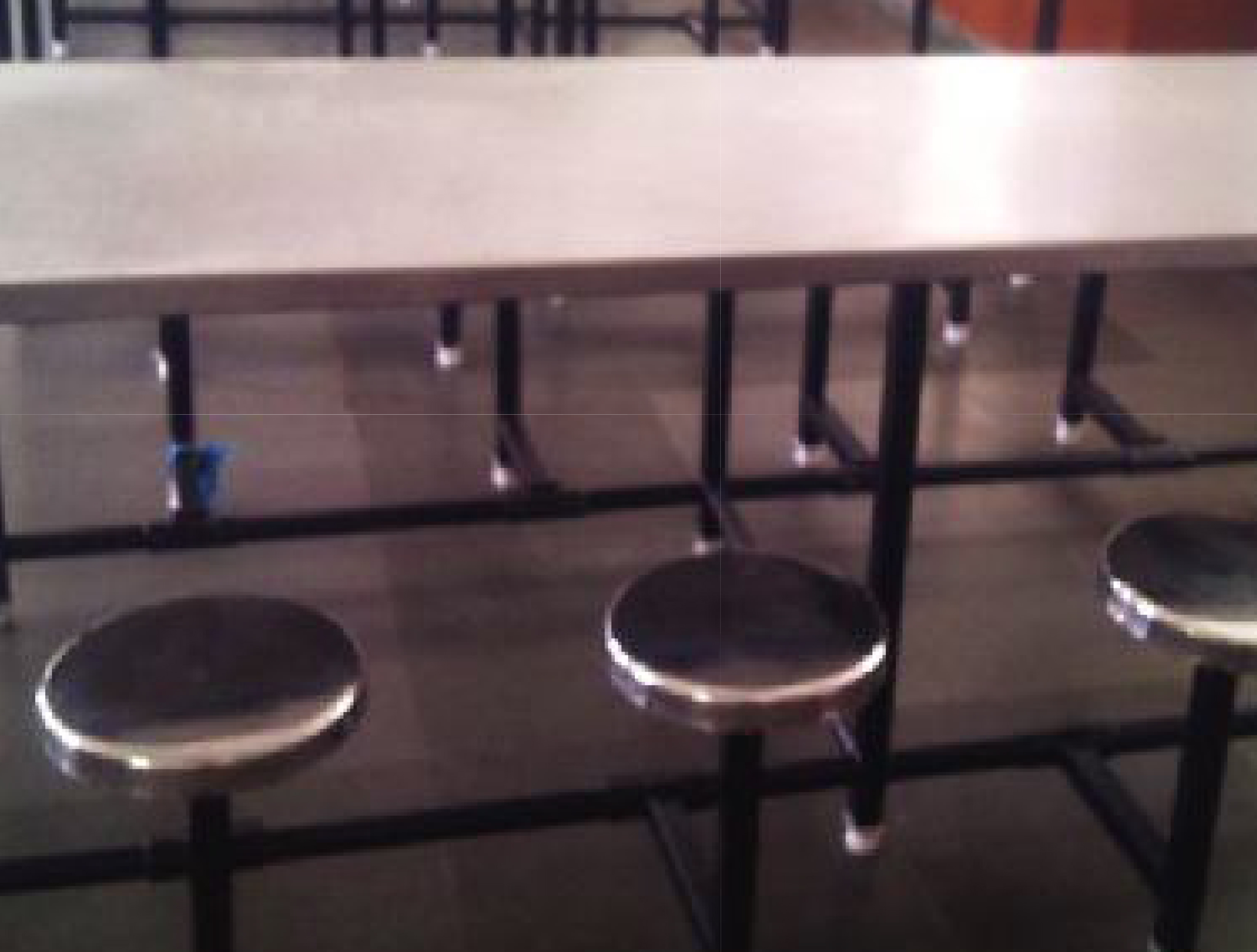 MS Power Coated 8 Seater Dining Table Folding Type - Commercial Kitchen Equipment by Kalam Kitchen Equipments